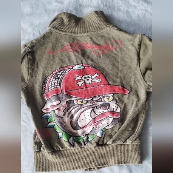 Vintage Ed Hardy sweater Size 3T - Picture 3 of 4